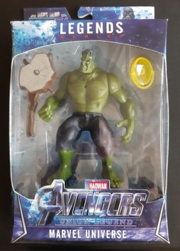 Figurka Hulk z maczugą, kamieniem i światlem, 15cm