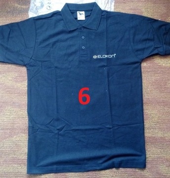 Koszulka polo ELOKON czarna (rozmiar L)