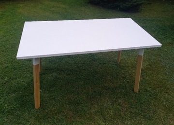 Stół biurowy Biały matowy 140x70 wys 74cm