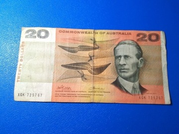 20  Dolarów  Australia. bardzo stare.