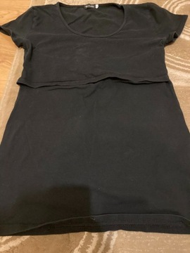 Koszulka czarna ciąża karmienie rozmiar L