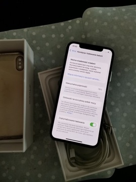 iPhone X silver 64gb 78% kondycji wszystko sprawne