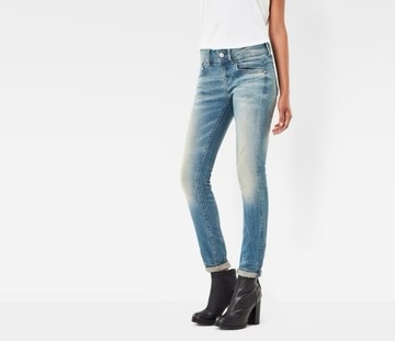 spodnie G-STAR RAW W30 L32 LYNN SKINNY 60885-6546-