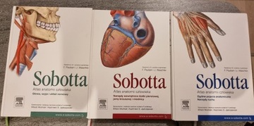 Atlasy Sobotta 3 tomy łacina