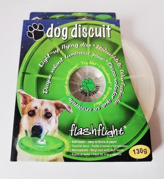 Dog discuit flashflight light-up frisbee