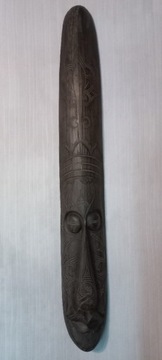 Drewniana Maska Motyw Afrykański Twarz 96cm