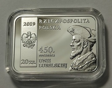 20 zł 2019, 450 rocznica Unii Lubelskiej