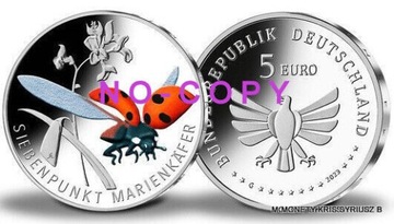 5 Euro Niemcy - 2023 r -Biedronka -Mennicza- kolor