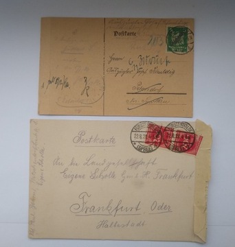 Karty pocztowe z początku XX w 10szt