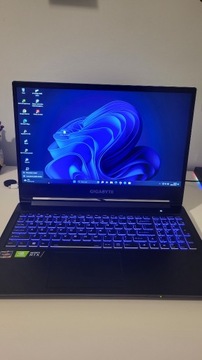 Laptop Gigabyte A5 z RTX 3060, 32GB, 1TB - Gwaranc