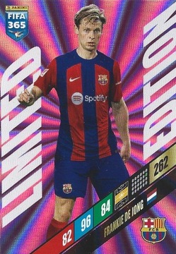 PANINI FIFA 365 2024 LIMITED DE JONG FC BARCELONA 