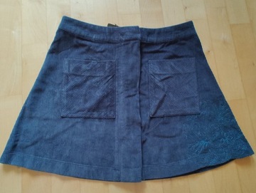 Nowa, sztuksowa mini spódnica Desigual - r. 38