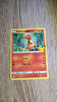 Karta pokemon Charmander non holo McDonald 2021