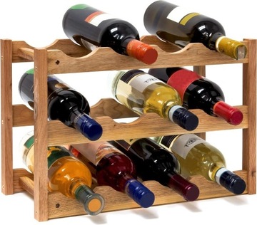 STOJAK NA WINO 12 BUTELEK ORGANIZER