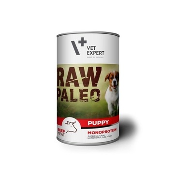 Karma RAW PALEO PUPPY BEEF 10x400g hipoalergiczna