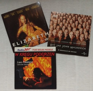 4 filmy DVD m.in Pokój Marvina , Elizabeth i in.