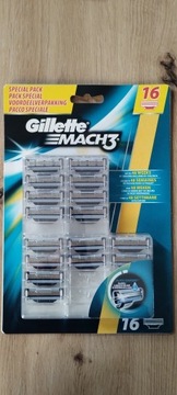 Gillette Mach 3, wkłady oryginalne,16 szt.