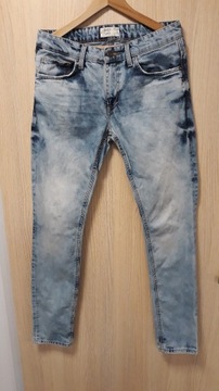 spodnie męskie jeansy PULL&BEAR eur 42 slim fit