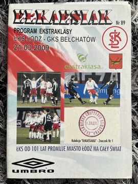 Program meczowy ŁKS Łódź - GKS Bełchatów