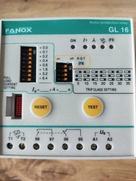 Fanox GL 16 Elektroniczne zabezpieczenie silników 