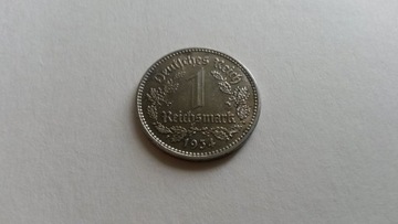 1 marka reichsmarka 1934 E Deutsches Reich Rzesza