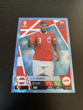 Topps EURO 2024 Blue Crystal Parallel Danso
