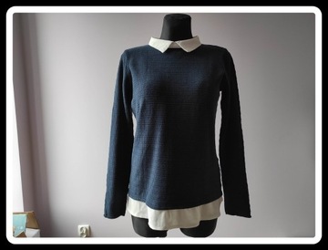 House Basic sweter bluzka M/L z kolnierzykiem