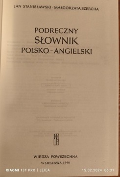 Słownik polsko-angielski 