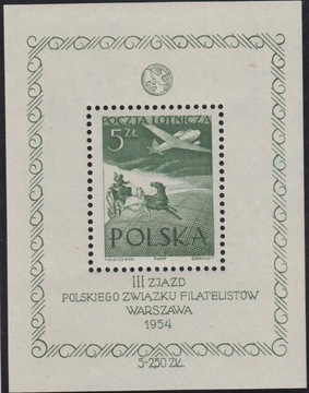 Blok13 Zjazd Polskiego Związku Filatelistycznego  