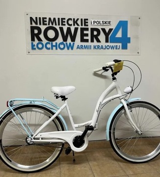 Rower Dziewczęcy 26 Cali 3 Biegi Shimano Nexus