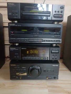 WIEŻA TECHNICS CH730 AUX,PHONO,CD,RADIO,DECK 100%