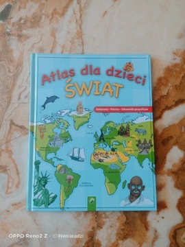 Atlas dla dzieci. Świat. Książka, 