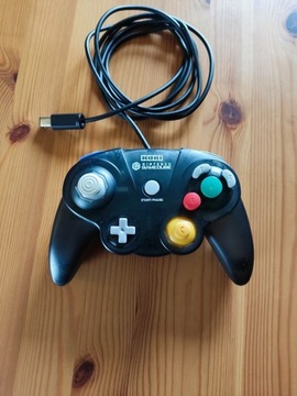 HORI PAD CUBE Clear Black GameCube Gamepad