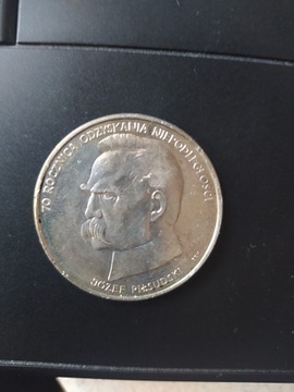 Moneta Józef Piłsudski 70 rocznica...
