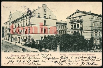 POZNAŃ Posen Louisenschule Seminar 1902