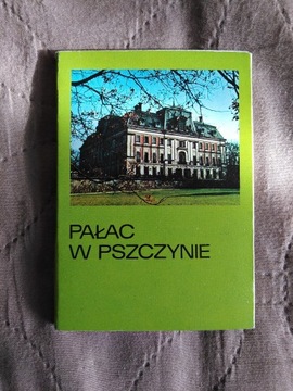 MAŁA SKŁADANKA POCZTÓWEK - PAŁAC W PSZCZYNIE PRL