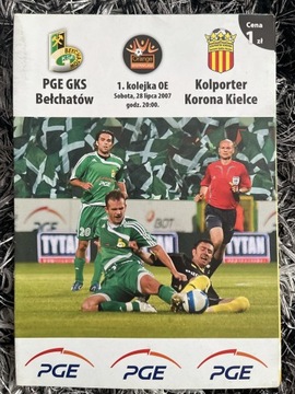 Program meczowy GKS Bełchatów - Korona Kielce