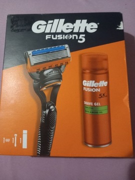 Gillette Fusion 5 maszynka + żel do golenia