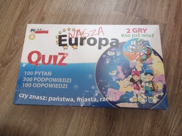 Nasza Europa quiz 2w1 gra planszowa