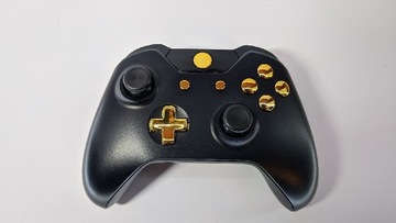 Pad Kontroler Xbox One, oryginalny, Czarno złoty