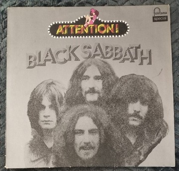 BLACK SABBATH - Attention! LP 1-press 1972r GER EX
