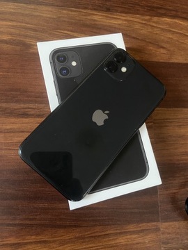 iPhone 11 64gb czarny, sprawny. 