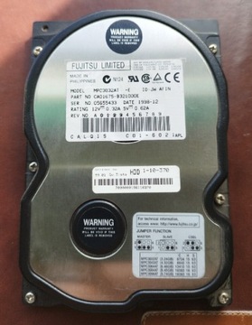 Dysk HDD FUITSU 3 GB MPC3032AT