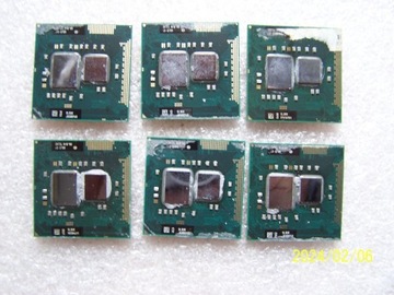 Plastikowe procesory Intel i3 do laptopa szt. 6