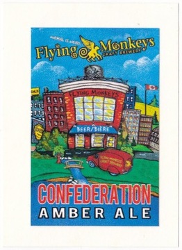 Kanada - Flying Monkeys Craft Brewery Barrie - 04 (naklejka)