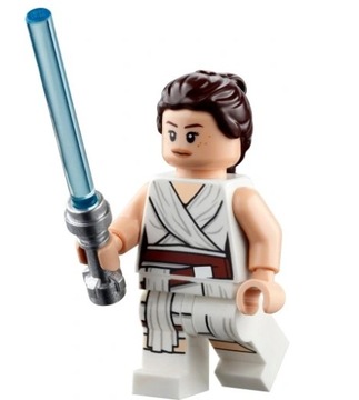 NOWA LEGO Minifigurka Star Wars Rey z mieczem