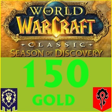 150G WoW Gold SEASON OF DISCOVERY SOD Serwery EU