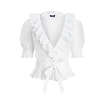 Biała bluzka elegancka Polo Ralph Lauren