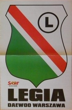Legia Warszawa herb logo plakat