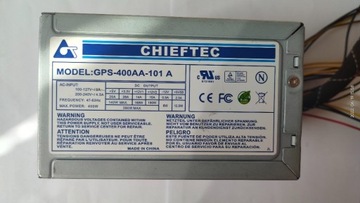 Zasilacz Chieftec GPS-400AA-101A 400W PCI-E 